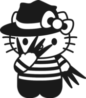 Hello Kitty Freddy Krueger